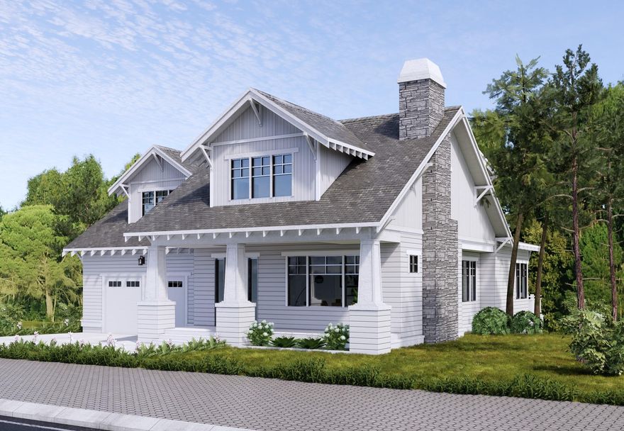 Beautiful new two story Craftsman Style home in sought after Discovery West neighborhood. Large 9269 sq ft lot with views to natural area park with trees and trails. Built by award winning & Discovery West Guild Builder: B & C Building, LLC. This stunning Craftsman home is 2853 sq ft featuring covered front porch, large living room with gas fireplace, beautiful built-ins & period details. Living room flows into dining room & roomy cook's kitchen with quartz counter tops, large island & corner sink with great view. Kitchen also has a huge pantry and sliding glass door to rear deck. Professional grade stainless steel appliances. Hardwood floors throughout main floor. Primary bedroom suite on main floor with glass door to deck, generous walk-in closet and bath with tiled steam/shower, heated tile floors. Beautiful hardwood stairs lead to second floor with two large bedrooms and shared bathroom. Also upstairs is media/bonus room and flex/work area. Fully landscaped yard.