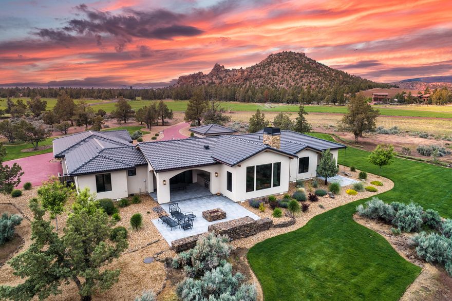 Experience space and solitude behind the gates of Ranch at the Canyons. Lone Pine offers peace and tranquility on 7.14 acres with its nearest neighbor over a quarter mile away. Work from home in your own dedicated office space with 1 gig fiber optic service. Enjoy natural scenic escapes of Smith Rock, the Crooked River, ponds and lush fields from your back door-step. Come find your refuge! Home is move-in ready!<br><br>