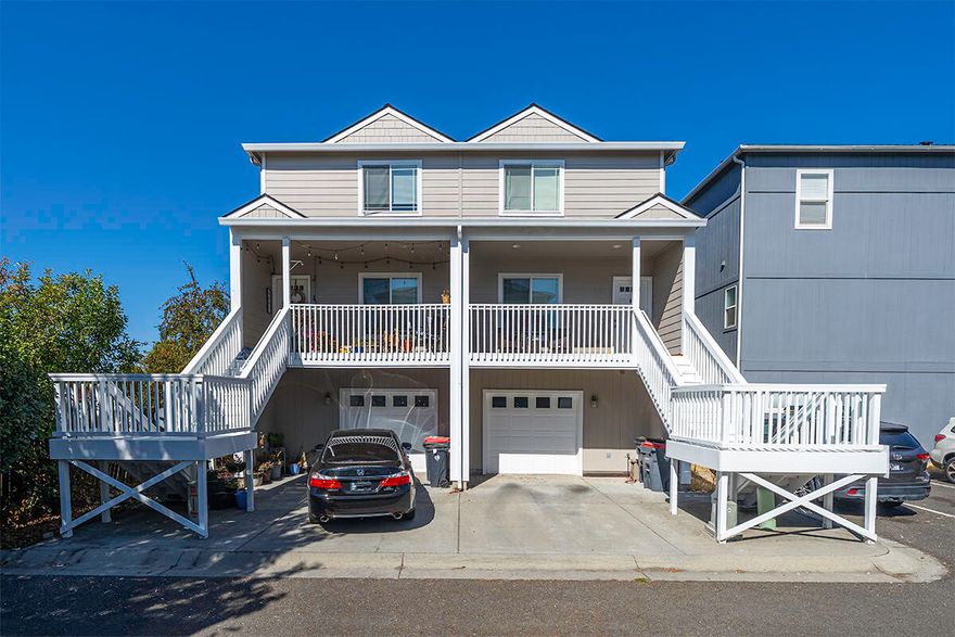 This well maintained, 2005 built, zero lot line home in White City has 3 bedrooms and 2 baths on three levels, offering comfort, convenience, and affordability. Features include  a 1 car garage, bright functional floor plan, and low maintenance design. Perfect for first-time buyers, down-sizers, or investors. Centrally located near schools, shopping, and parks. This move-in ready home qualifies for USDA financing, making it an incredible opportunity to own instead of rent.