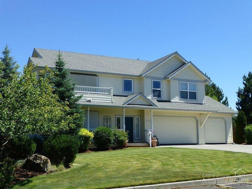 Delightful SE Bend home on beautiful elevated .46 acre lot. Custom built 2641 sq ft, 2.5 baths, 3 beds & bonus room. Inviting open floor plan, lg bayed windows in living room, 9' ceilings. Large convenient kitchen w/bar, pantry, and eating nook. Cozy family rm w/gas fireplace, custom built-ins, spacious master suite w/Mtn. views & jetted tub. New blinds. 2 zone gas furnace & AC. Freshly painted exterior. Finished 3 car garage. Large, gated RV parking area.