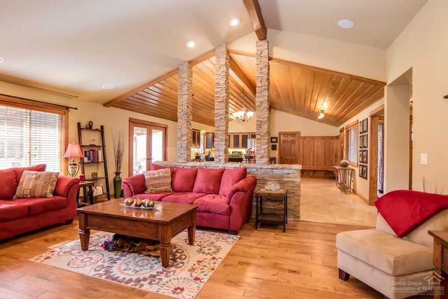 Beautiful single level home just under one acre with heated shop! Shop has the potential to be converted to a legal ADU (buyer to perform due diligence). Interior features of the home include vaulted ceilings, travertine tile, wood floors, stacked stone gas fireplace & bonus room. Enjoy the perks of an attached 2 car garage as well as a heated shop with ADU potential, raised garden beds, covered patio, water feature & spacious backyard. New front yard landscaping & plenty of room to park your RV or boat!