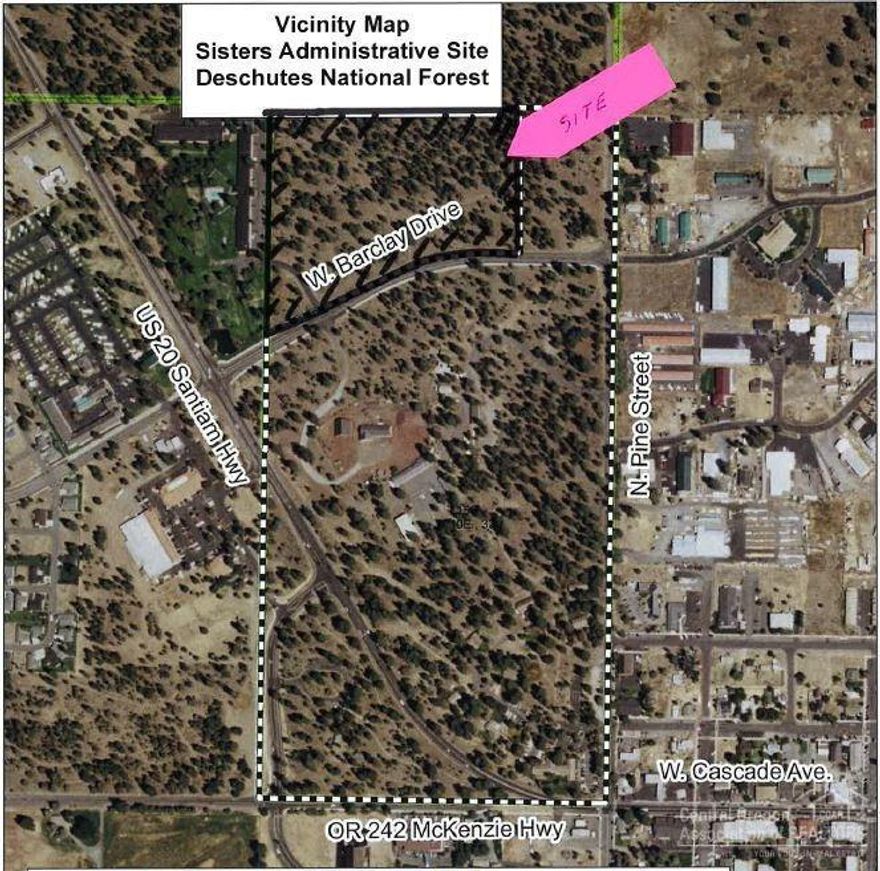 The City of Sisters, collaborating with the buyer, will assist in the amendment of the Comprehensive Plan to determine future zoning.