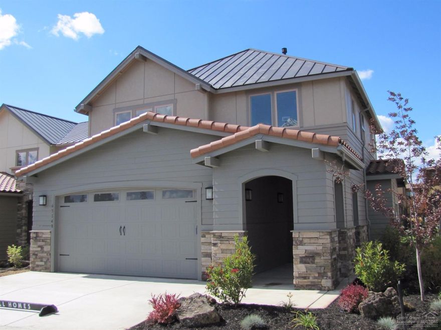 Woodhill Homes' new NW Bend neighborhood, single family homes! This new home has a master bed/bath,large kitchen, dining area and spacious great room with a fireplace on the main level. 2-beds, loft area & utility at the top of the stairway. Kitchen features solid surface counters w/tile backsplash and stainless steel appliances. Full baths have tile counters/backsplashes and undermount sinks. Master has dual vanity, tile shower & walk-in closet. Exceptional neighborhood amenities include pool & clubhouse.