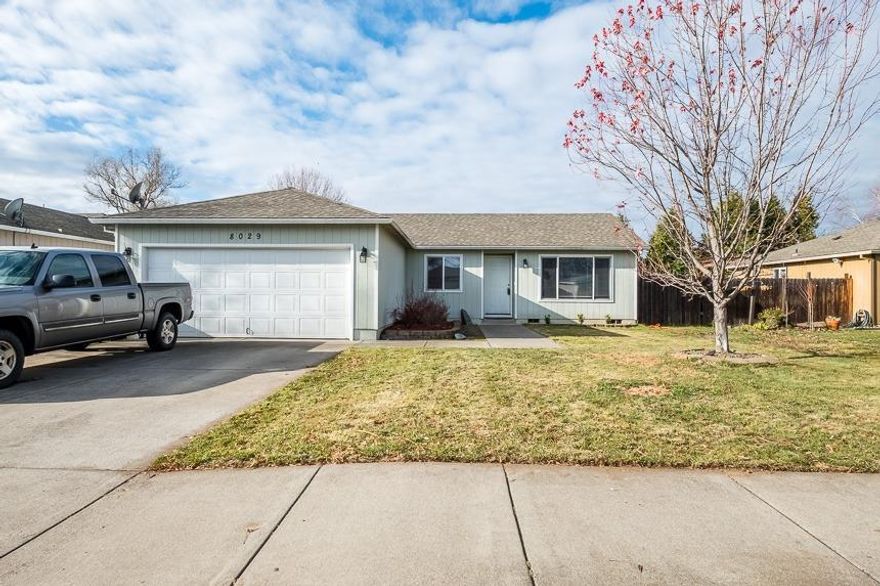 This 3 bed, 2 bath, 1188 sqft White City charmer is in a well-kept neighborhood. When you enter, you'll be struck by the open floor plan, natural light and beautiful laminate floors. The kitchen features plentiful storage, is bright and comes with range oven, dishwasher and fridge! The master bedroom is spacious with 2 large closets and private bathroom. Other notable features include: a dedicated laundry room with storage, vaulted living room and ceiling fans throughout. The large back yard has space for entertaining, gardening or just relaxing. Don't miss the RV parking on the side of the house! Call today to schedule a showing.