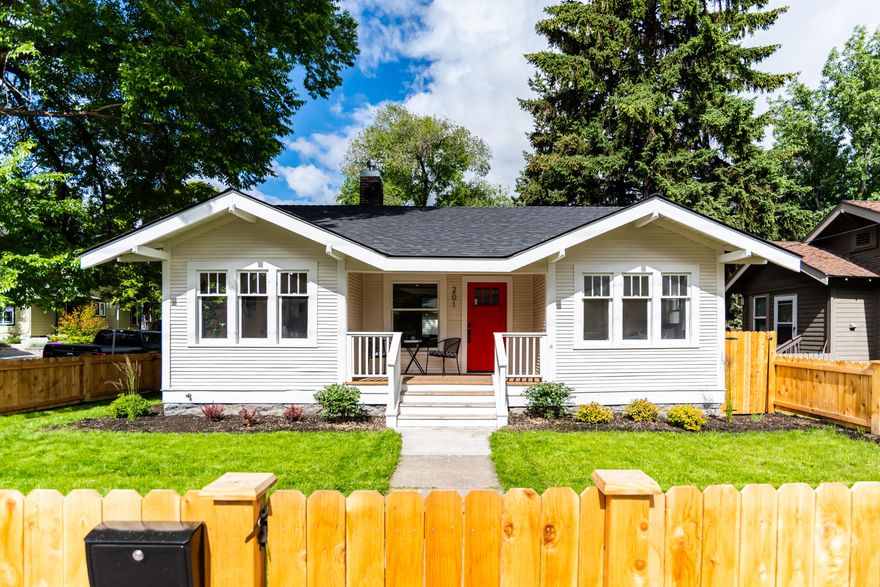 Curb appeal and timeless style abound with this exceptionally remodeled cottage located between the Old Mill & downtown Bend. Almost everything in this home has been beautifully, thoughtfully, & masterfully crafted from top to bottom with respect for the charm of its era. With two bedrooms on the  ground level sharing a jack & jill bathroom, & a bonus room, bedroom, bathroom and office downstairs, this home lives much larger than it appears. The comfortable sized living room with cozy (and efficient) gas fireplace & dining room on ground level provide ample space to enjoy entertaining guests. The new sliding glass door off the living room opens to a charming, private, low maintenance, deck & fenced courtyard for gatherings or dinner al fresco. The two car garage has been meticulously rebuilt and is a rare find in this close-in neighborhood. Also, don't miss the large storage shed in the rear of the garage to securely hold all your recreational toys. Enjoy the downtown Bend lifestyle!