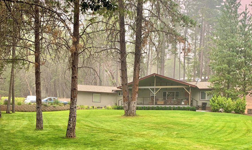 Beautiful custom home features 3 bedrooms and 2 baths on 3.82 acres. Gorgeous kitchen with top of the line  appliances, granite countertop, and custom wood cabinets with pullouts. Oversized garage completely finished. Finished shop with loft, year round creek, 3 gates, partially fenced and RV parking. This amazing property has so much more to offer call us today for your personal tour!
