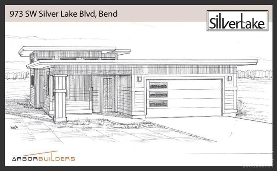 Modern single level new home features Usonian Architecture, inspired by Frank Lloyd Wright, and located near the Mill District with easy access to trails and the Deschutes River. The design provides elements of natural light, open floor plan, large deck, solid hardwood floors, stainless appliances and custom cabinets. Built with environmentally conscious features, Earth Advantage Certification, and solar ready. Be the envy of your neighbors in this attractive home.