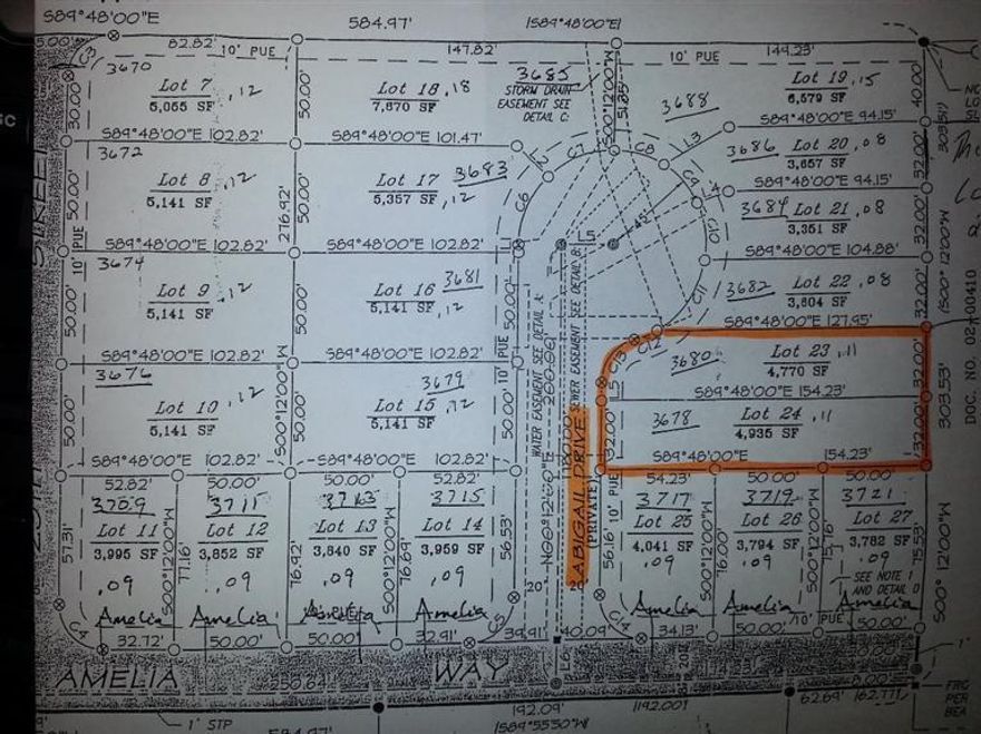 All that's missing is the contractor...This is the BIGGEST lot in the White Cloud subdivision. This lot was recently the result of legally combining lots 23 & 24 to become a .22 acre buildable lot. With the added lot size, your opportunities for outbuildings and RV parking increase greatly. Ideally located in a cul-de-sac, but still 64' wide and 154' deep. Seller currently has 4 different house plans that fit this parcel, Seller will consider including buyers choice of plans with sale (a $3500 value.