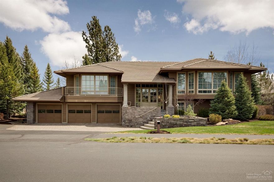 This gracious home boasts quality throughout Private master suite, in home office w/ cherry cabinets, great room with vaulted ceilings and travertine floors. Entertainers delight with views of the 12th fairway from the upper deck and covered lower patio. Additional views of the 13th green and mountain. Enjoy the added luxury of the lower level living with amenities for family/guests. Oversized garage w/extra storage. Hot tub ready to be added. Beautifully landscaped.