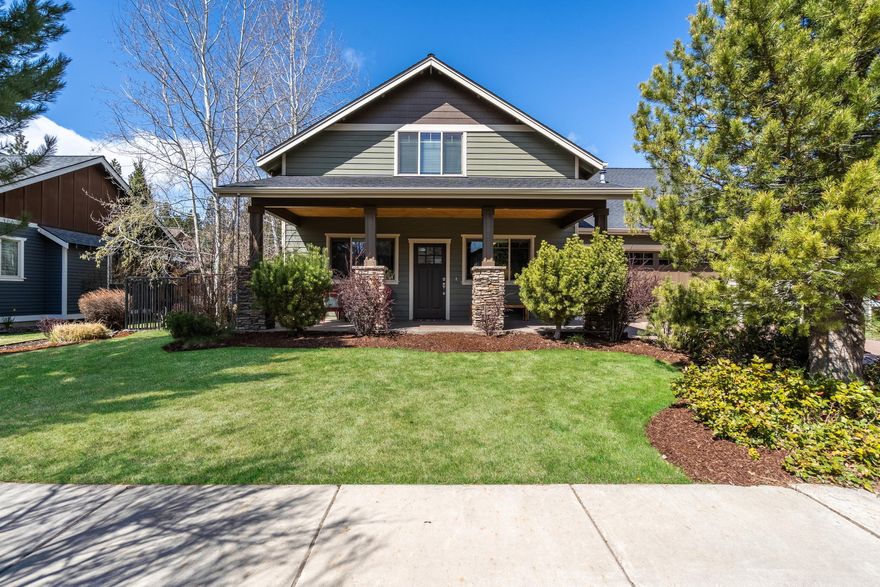 This charming property offers the best of Northwest Bend living!
The well maintained home has had the living room fireplace and all three bathrooms renovated with beautiful modern accents. The primary is on the main level and the fourth bedroom is extremely large and could be used as a media room. There is also a spacious loft, perfect for a reading nook or office space! The garage has room for three cars or the third space is perfect for a work out area and has been plumbed for water if the new owners wanted to add a shower. The kitchen is bright, spacious and has eating areas on either side. The light filled floorpan flows effortlessly and provides comfort, style and function for the homeowners. Walking distance to Shevlin Park, Northwest Crossing, and Discovery Parks and minutes to bike trails and great schools!