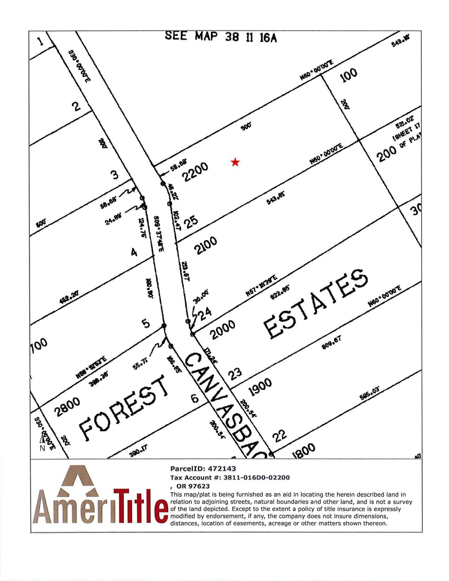 Klamath Falls Forest Estates -Hwy 66 Unit -Plat No. 2 - Land