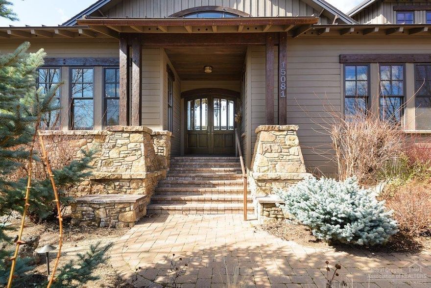 Gorgeous Craftsman Style Ranch Home with Grand Paver and Stone Entrance, Vaulted Ceilings w/Wood and Beam Accents against an Antique Design with Intricate Details, Stone Fireplace, Amazing Country Kitchen with Granite Island and Countertops, Butler Pantry, Breakfast Nook, Sitting Room with Tiled Fireplace and Wood Beam Ceiling, Rod Iron Staircase to the Game Room w/Wetbar, Master Bath is Tile/Marble w/Heated Jet Tub, Amazing Views from the Large Outdoor Living Area with Fenced Yard and So Much More to See!