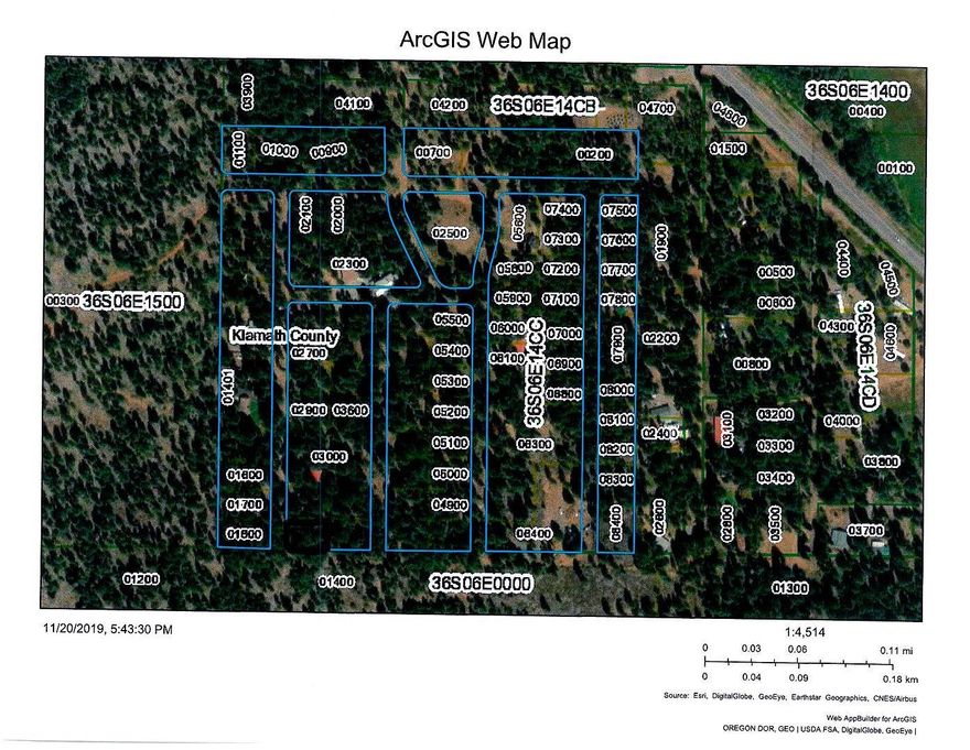 End of the Road! Beautiful lot with mature pines trees in Rocky Point. Several nice homes are in the area. Private, but not far from State Highway 140 (Birch Street is before the Odessa Store). Potential to combine 2 adjacent lots (back-to-back) as adjacent Lot 16 Fawn Street is also listed at the same price! Both lots are at the end of their respective streets. Close to Crater Lake Zip Line, Rocky Point Resort, Harriman Springs Resort, Lake of the Woods, Fish Lake and Pelican Butte.