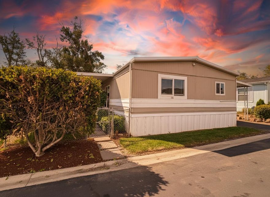 Incredible value in Medford Estates! This spacious 3-bedroom, 2-bath home has been beautifully updated and is completely move-in ready. Enjoy two living rooms—one with a cozy wood stove—plus a modern kitchen remodeled just two years ago featuring granite counters, sleek backsplash, epoxy breakfast bar, and stainless steel appliances. Laminate flooring flows throughout, closets have been refreshed, and the hall bath features new plumbing. Major upgrades include newer windows, newer boiler, new insulation top and bottom, and an electrical panel replaced less than a year ago. The roof is only about six years old! Outside you'll love the covered carport, storage shed, and huge yard—a blank canvas ready for your ideas. With this much space, style, and peace of mind from recent updates, this home is a fantastic deal you won't want to miss! Also, take advantage of the clubhouse that has many amenities such as a playground, gym, game room, pool, spa, BBQ patio, conference room & more!