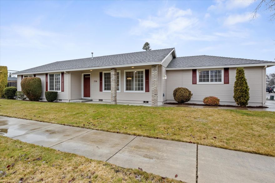 Back on the market at no fault to the property! Great home for the first time home buyers and/or those looking to downsize!! Located on a cul-de-sac in SW, close to schools, shopping and services! Home has been recently painted inside and out! Home features: vaulted ceilings, sliders to two patios, covered front porch, fenced backyard, landscaped with inground sprinklers, room for RV parking, steel garage door, shelving in garage... this one is move in ready!!!!