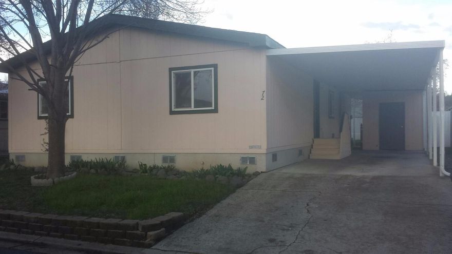 This is a nice manufactured home with some recent updating, located in Eagle Point, in Butte Crest Park that can be yours! Updates include new paint, a new water heated, new shower/bath & toilet in the master, a new sink and shower shell in the guest bath and fresh cleaned carpets throughout. This home was built in 1998 and hosts 1377 sq ft with 2 separate living areas, 3 bedrooms, 2 full baths, a laundry room, carport, 2 storage sheds and a nice fenced back yard with a deck & gazebo for outdoor bar-b-ques & entertaining. The park is an all family park that includes a nice clubhouse, guest/visitor parking and a lovely community playground for the little ones. In addition, this park is conveniently located close to shopping, restaurants, downtown and schools. Space rent includes: $535.00 w/water and sewer. (Trash is separate at $14.50 per month) Buyers must have park approval from park management in order to make and complete the purchase.