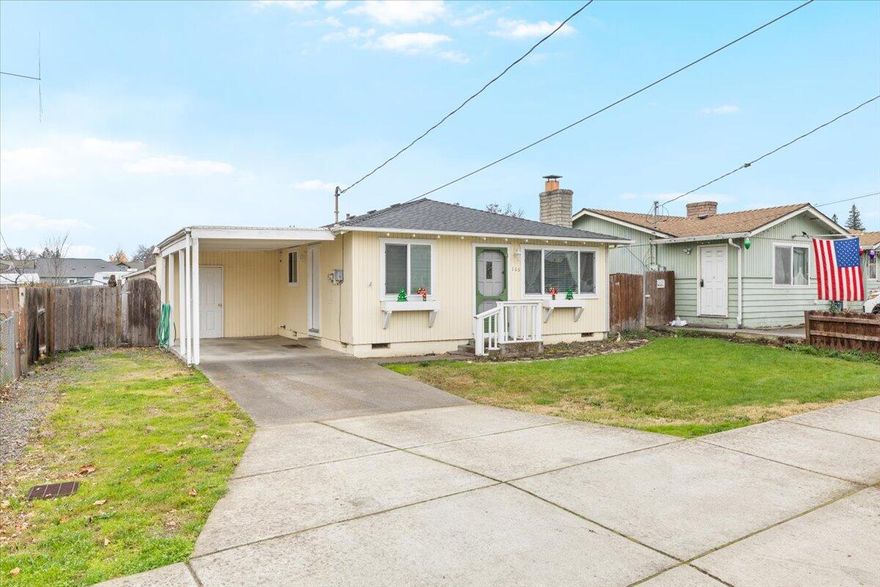 Charming and meticulously maintained, this 1962 3 bed, 1 bath home blends timeless character with thoughtful updates. Enjoy beautiful original hardwood floors, a cozy fireplace, and modern comforts like mini-splits and double-pane vinyl windows. The spacious backyard is perfect for play, gardening, or outdoor entertaining, and includes a storage shed for added convenience. Warm, inviting, and move-in ready—this adorable home has been lovingly cared for and it shows. Don't miss this one!