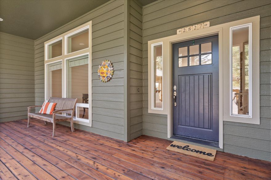 Located in Fawnview bordering Valhalla Heights, this gorgeous home offers living in one of Bend's finest locations. As you enter the light filled home your gaze is drawn to south facing windows and tree tops. Primary bedroom, spacious kitchen, living, dining, laundry and extra bedrooms/office are all on the main level with attached oversized 3 car garage. The garage is 1364 square feet. Fully fenced yard is gigantic with room and sunshine to garden, play, enjoy. With 5 bedrooms including 2 en suite, office, built-in entertainment spaces, and large bonus there is room for all. Neighborhood offers easy access to elementary, middle and high schools, the restaurants and shops of Northwest Crossing, biking and hiking in Shevlin Park. Sellers have just professionally refinished the front and back decks, freshened main level interior paint and partially moved out.