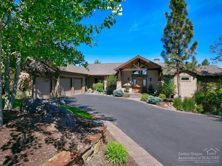 Breathtaking from the expansive Cascade Mtn Views from every room to the stunning finishes that were put into this Gary Norman built home up on Awbrey Butte. Beautiful walnut floors throughout the main level, Alder Cabinetry, Granite slab, Wolf Double Oven Range, complete smart home controlled by the touch of your phone. Lower level has bonus room with reclaimed barn wood, bedroom with en suite, theatre room with gorgeous barn doors, office plus 1300 bottle wine cellar. Simply exquisite.
