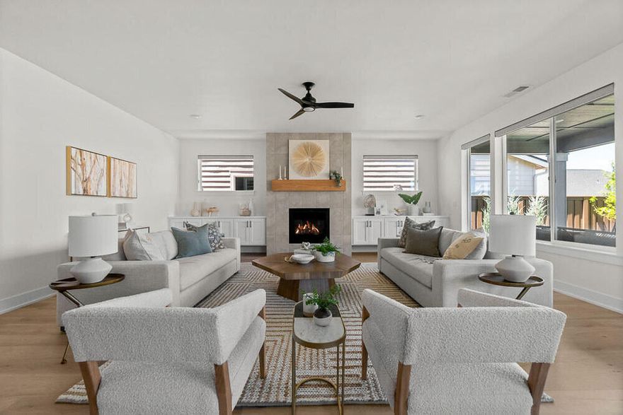 Be near a 5 acre park on homesite #280 featuring the Shasta plan -This spacious home plan at Petrosa by award-winning builder Pahlisch Homes. is made for room to grow. The homes in this community are crafted with the integrity and quality that the brand is known for including many high-end features. This particular home boasting many upgrades, deep tandem bay, rear landscaping and firepit, and located on a large corner homesite!  Come enjoy all the excitement that Bend's east side has to offer with shopping, eateries, city parks, recreational trails, and Mt. Bachelor & Hoodoo ski resorts are close by. Come live, play, and enjoy all the resort style amenities Petrosa has to offer! *Model Home hours are daily 12-4pm.