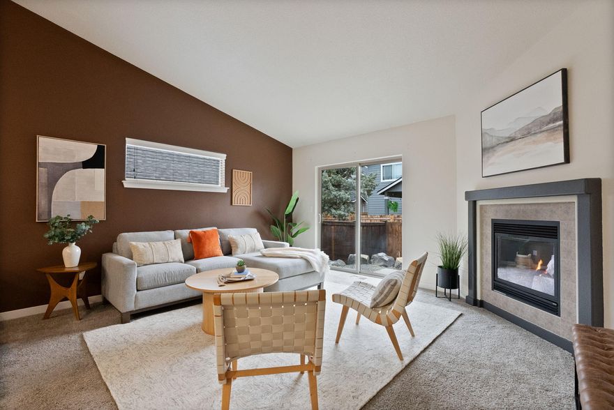 Welcome home to this charming single-level home in Northeast Bend - the perfect fit for first-time buyers or investors. Thoughtfully designed for easy living, this 3-bedroom, 2-bath home features an open-concept layout that flows effortlessly between the kitchen, dining and living spaces. Step outside to a blank-state backyard complete with sprinklers and endless potential - ready for your garden, patio, or play area vision. Enjoy a flat driveway, attached garage, and a peaceful neighborhood setting just moments from some of NE Bend's favorite restaurants, coffee shops and parks (just over 1 mile to Pine Nursery Park and a half mile to Eagle Park). With a convenient location, functional floor plan and move-in-ready comfort, this home is an incredible opportunity to own in one of Bend's most accessible and growing areas.