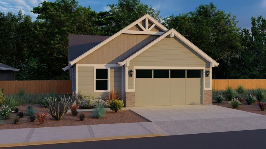 Welcome to Prairie Crossing, a neighborly well-designed community distinguishing itself from the ordinary. A community not only built with quality but efficiency. We believe so much in our efficiency, that our homes will include a 3-year Energy Bill Guarantee. The Hudson Timber floor plan is a 1542 sqft, 2 Bed, 2 Bath plus an office/den, single level home. Floor to ceiling tile in Master shower and heated floors. Earth Advantage Certified, Central AC, tankless hot water tank with recirc pump, engineered hard wood floors, 8' knotty alder front door. Home includes a fully landscaped and fenced front and back yard with covered patio. Finished 2 car garage and so much more. Community Park, Pavilion, and Dog Park. Directly N of Ridgeview HS and W of Canal.