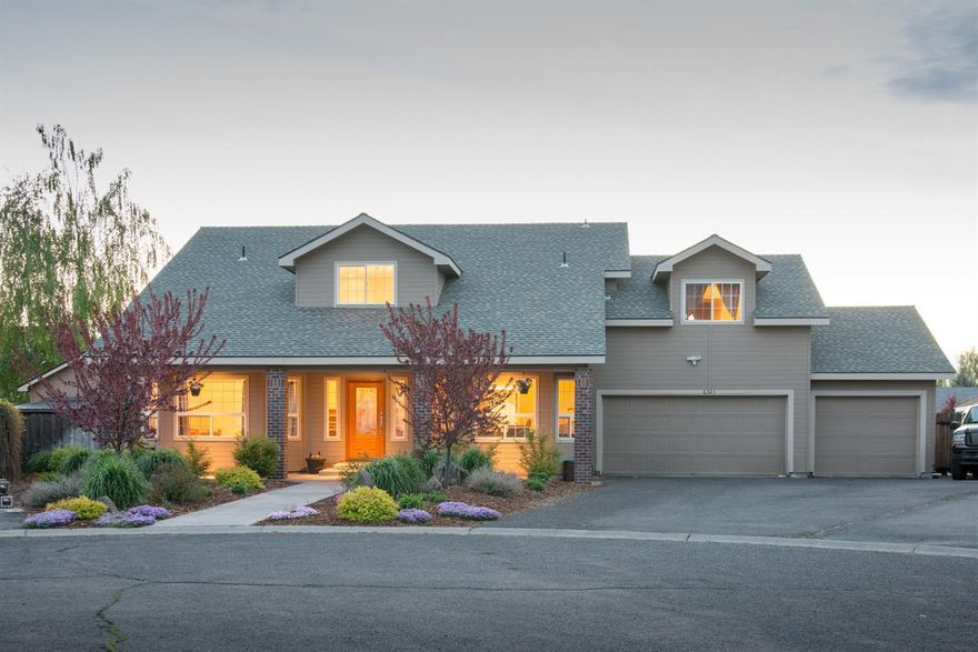 Large home in East sunset neighborhood, situated at the end of Cul-de-sac. Large vaulted entry with open staircase greats your guests. Main floor living with Great room open to kitchen and dining room. Kitchen is large and open with granite counters and matching stainless appliances. Main floor also includes large sun room, formal dinning room/office, formal living room/5th bedroom and large master suite with walk in closet and full bath. Upstairs features 3 beds, 2 full baths, and large theater room with projector screen, projector, and black out curtains for a theater experience every time. Back yard includes the play gym, tool shed 8x10 and storage shed 12x16 and RV parking 40x22 behind the gate. Lots of parking plus a 3 car garage. Fully landscaped yards with full sprinkler system. Entry door locks, and interior lights that open with a phone app.