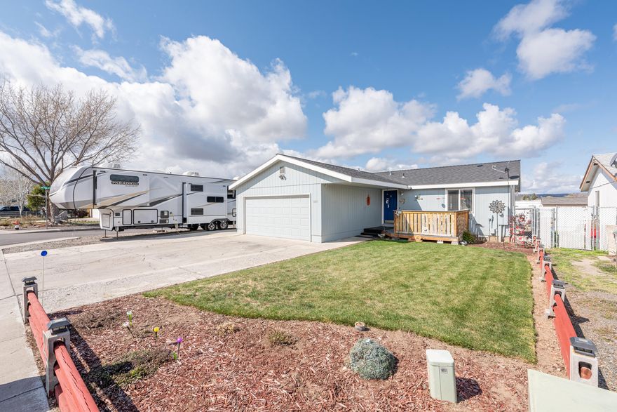 Don't miss out on this gem. This very well maintained home sits on a corner lot with RV parking. The 3 bed/ 2 bath home is spacious & move in ready. The roof was replaced in 2020 and a ductless heat pump was added in 2018. Enjoy drinking coffee on the front deck and backyard BBQ's under the gazebo on the back patio. Call now to schedule an appointment. Sale fail had nothing to do with Seller or Seller's property- buyer's financing fell through.