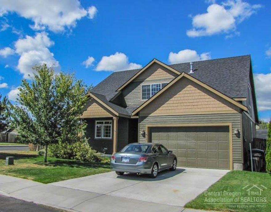 Gorgeous 4bed SW Redmond home, on corner lot w/ a great backyard. A home with plenty of natural light, convenient location to schools & shopping, and main level master. Features: Open floor plan w/ high ceilings & large windows, kitchen w/ pantry & large bar, cozy gas FP, master w/ vaulted ceiling, deck access, & walk-in closet - 3 additional beds upstairs, large fenced & landscaped yard w/ sprinklers, multiple decks (one hot tub ready), & storage shed. Brand new ext paint on home/shed. Well worth a look!