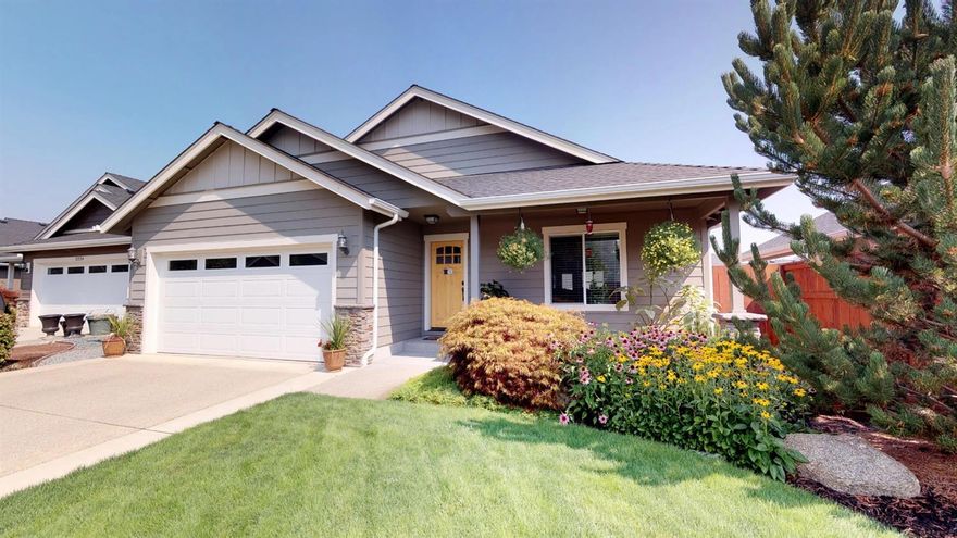 Attention Investors!!! Here is a home for you. Move in ready open floor plan 3 bdrm, 2 baths, approximately 1595 sq ft. home in an established neighborhood with all similar homes. Pride of ownership shines in this neighborhood. Home features over-sized kitchen w/ stainless steel appliances, spacious bar, granite counter tops throughout the home, custom blinds, walk in closets and hard wood floors. The outside is WELL manicured, quiet with covered patios. Very efficient home, custom built by Northridge Homes in 2014. Don't hesitate, priced to sell. Information deemed reliable but not verified. Buyer to perform due diligence.