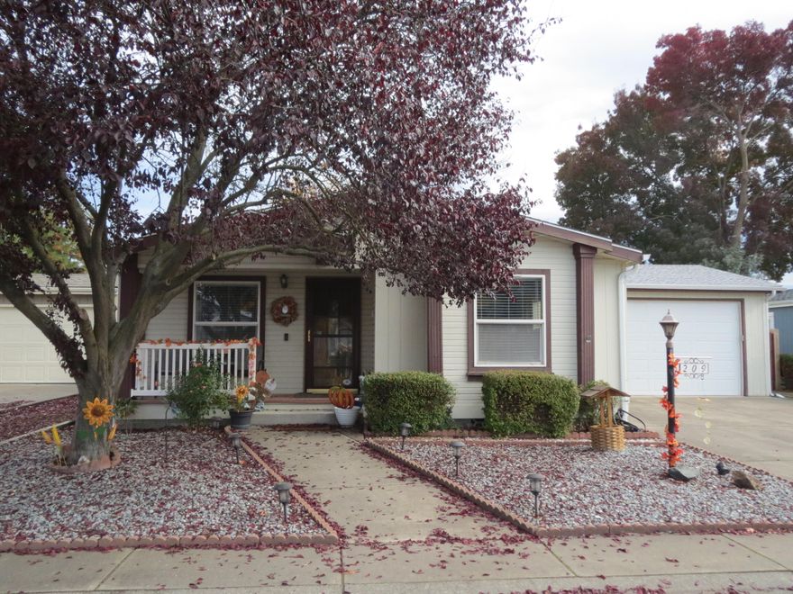 Located in Central Point's desirable Meadows 55+ neighborhood, this 1,620 sq. ft. home on its own land offers, convenience, style and comfort. Updated tile and carpet flooring. The Meadows community includes a pool, clubhouse, social activities, quiet streets, and well maintained common areas for all residents. Secure RV & boat storage are also available on site for an additional fee. Numerous shopping, medical and dining options are located very near to this home, many within walking distance.