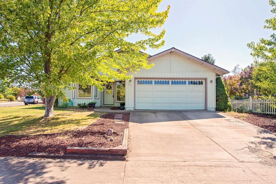 Come see this beautiful three bedroom two full bathroom home located in a highly desired Central Point neighborhood. As you drive up to this home you will notice the home sits on a good-sized corner lot. The home also offers a two-car garage that offers plenty of space. Sellers have put in a new heat pump within the last year which is a great perk for a new buyer! Walking into the home you will see the great floor plan that makes the home feel even bigger. The back yard has tons of room for the family and friends to enjoy a nice summer day. Come see this beautiful home today before its gone!