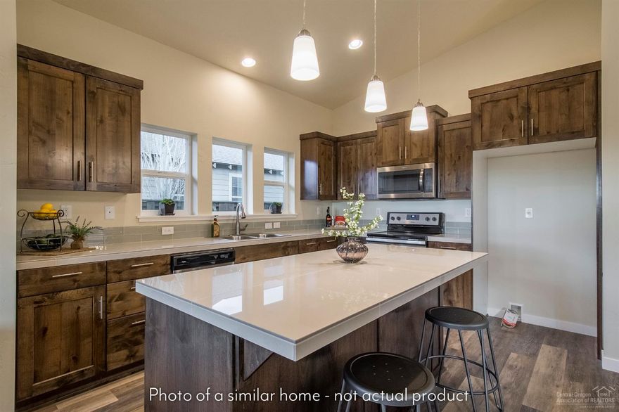 Come see Arbor Builders' gorgeous Birch plan in IronHorse! This designer finished home boasts, stainless steel appliances, porcelain tile countertops and upgraded lighting throughout along with stylish,luxury vinyl plank flooring. Outside, you'll find a landscaped front yard with sprinklers that is ready for you! CENTRAL AIR CONDITIONING INCLUDED FOR AN ACCEPTED OFFER RECEIVED BY 5:00 ON FRIDAY AUGUST 3RD!!