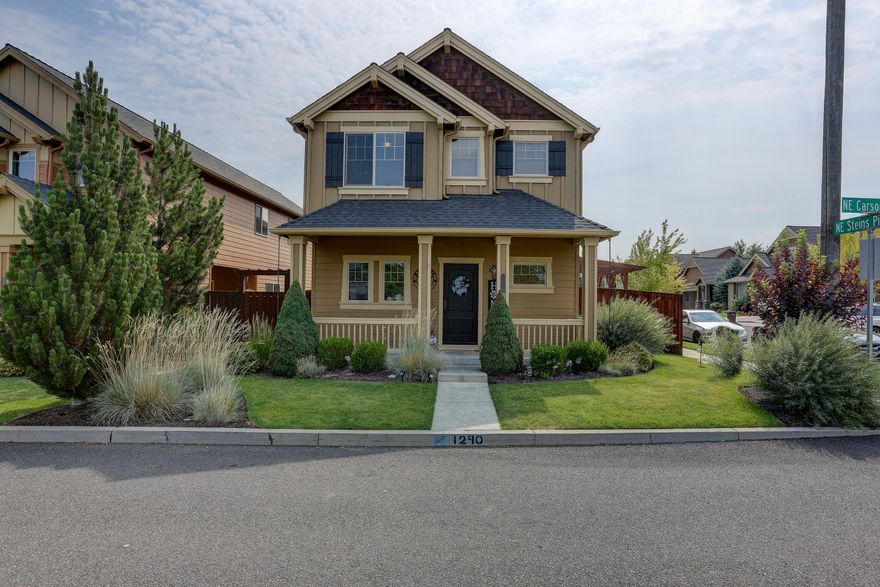 Beautiful, spacious home in a desirable Prineville neighborhood. Enjoy the wonderful community amenities such as the pool, playground, and basketball court. You will be located on a corner lot with a private, fenced patio area, and a beautifully landscaped lawn. The house opens up to a bright, cozy living area along with the kitchen, dining room, and half bath. Upstairs, you will see an open living area with a bonus room that can be used as a home office, as well as all of the bedrooms and full baths. The master bedroom features a full bathroom with a walk-in closet. Call for a showing!
Please Do Not Disturb Tenants