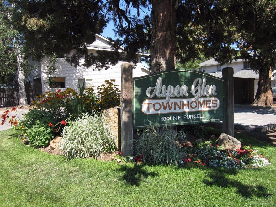 Great NE Bend location across the street from The Center & St. Charles. This condo unit is set back from Purcell Blvd. Open floor plan. Two master suites, one with private balcony, walk-in closets. Numerous updates since 2003. Amenities include seasonal pool & hot tub. 1-year American Home Shield Warranty included. HOA covers water, sewer, garbage, snow removal, yard, pool/hot tub, & exterior building maintenance. Seller is a licensed broker in Oregon.