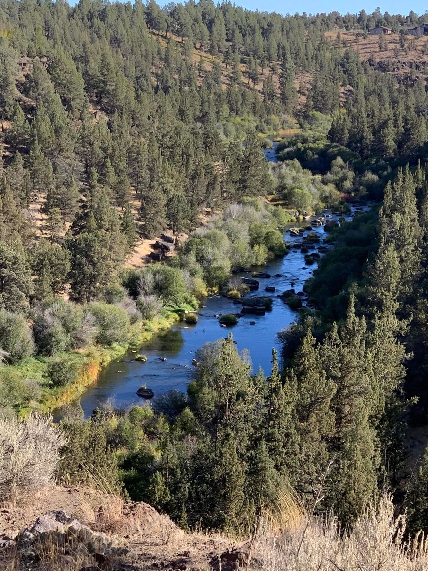 Build a gorgeous estate on nearly 21 acres with Deschutes River frontage and Cascade Mountain views. Surrounded by thousands of acres of public lands yet conveniently located just minutes from Bend and Redmond. The property is accessed via a gate which leads to a BLM Right of Way and freshly graveled driveway. CUP is in place.