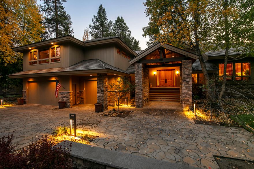 You've found the epitome of modern luxury & comfort! This stunning & very private property in the exclusive North Course Estates is primed & ready for its next perfect match. No detail was spared in the thoroughly upgraded, up-leveled, & immaculately maintained home. Boasting 6000+sf, this brightly illuminated home, located on the #2 tee of the private golf course with breathtaking views of the fairway & pond, has spacious common areas, including an enviable, inviting kitchen that opens to the 2nd story deck for fabulous outdoor entertaining, & a large, relaxing bonus/media room, complete with beverage lounge & pool table. Along with the magnificent primary suite, each add'l bedroom is an ensuite, all with ample space to ensure ultimate comfort for your guests. The discriminating eye will not overlook the high-end features-Viking/Thermador/Sub-Zero & Asko appliances, Elfa closet organization in all closets, and the impressive collector's wine cellar! See Documents for Add'l Features.