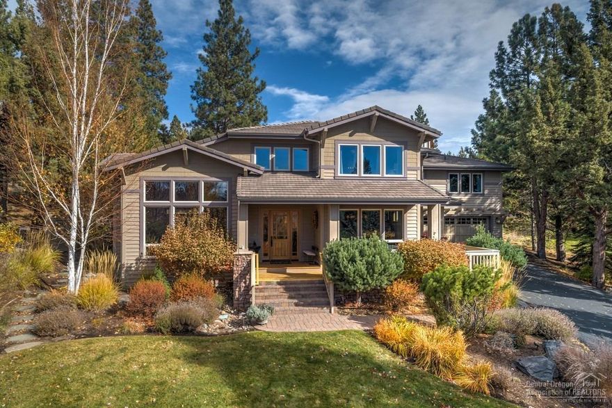 This beautiful light-filled home has it all! With many high end details, new updates include a stunning chef's kitchen with an 8-burner Miele Dual Fuel range, Sub-Zero Pro Series refrigerator, new custom built kitchen cabinets, huge island with built in fireclay farmhouse sink and Miele dishwasher, quartz countertops, brick accent walls, breakfast nook flooring in star pattern cement tiles, as well as gorgeous oak flooring throughout. Ideal for all types of living arrangements, the layout in this home is unique and features a north wing with large master suite, as well as a south wing with 2 junior suites upstairs and a main floor guest bedroom. The vaulted great room offers floor to ceiling windows and a custom rocked gas fireplace. Situated on over a half acre and facing west, you will find breathtaking mountain views from both levels. In addition, the heated 4 car garage includes a workbench and built-in cabinets. This home is a MUST SEE!<br>