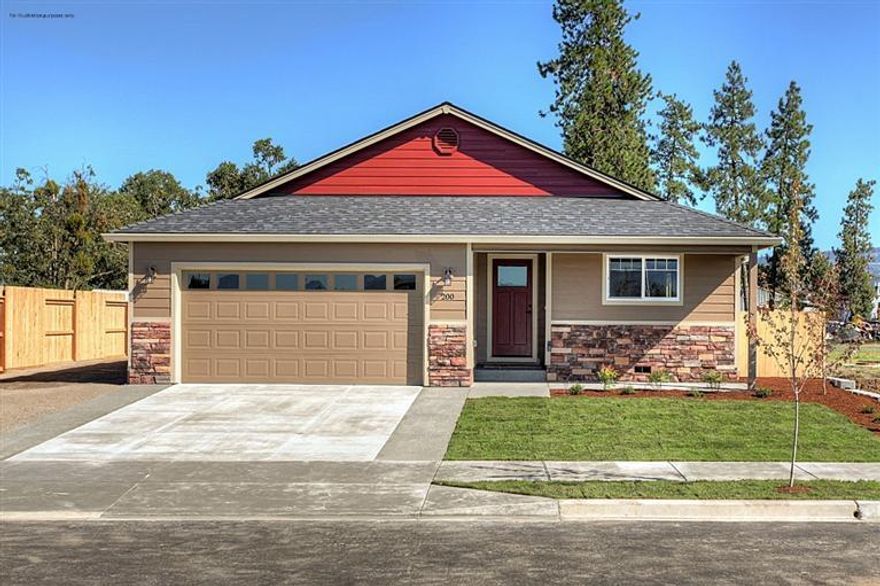 1702 sq ft, granite, 2 sinks in the master, walk-in closet. Hugh RV rocked parking with gate. Stainless steel/Micro hood, landscaped, fenced, vaulted ceiling, plant shelves. Seconds to city park, finished over-sized 2 car garage. Absolutely beautiful, wired for high speed communications. Photo for illustrative purposes.