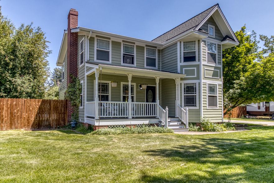 You'll love the Victorian charm and warmth this custom home offers. A wood-burning fireplace and large picture windows create a cozy, inviting atmosphere. Holiday decorators will adore the classic elegance throughout. Set on over ½ acre, the park-like lot features a serene water feature, spacious veranda, large shop, and RV parking. Investors will appreciate the City-approved potential to partition the lot. Inside, enjoy high-end finishes and professional tile throughout. Located just above the Old Mill with quick access to Bend's top amenities and private community trails to the river. This is a neighborhood of long-time residents who value connection and community. Whether you're looking for your dream home or a unique investment, this is a rare opportunity you won't want to miss. You just might fall in love here!