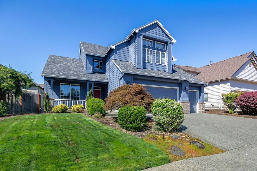 Beautifully maintained home nestled in the heart of Bethany—one of NW Portland's most sought-after neighborhoods. Enjoy a perfect blend of comfort & convenience with nearby parks, top-rated schools, trails, & shopping. Open living spaces w/large windows for an abundance of natural light plus a cozy gas burning FP in the great room. Kitchen ftrs hardwood flooring flowing from the main entry, granite counters, large island w/breakfast bar seating & cooktop, plus plenty of cabinetry & counter space. Home boasts a formal dining room or den & an eating area off kitchen w/sliding glass doors to the patio & backyard. Well appointed primary suite w/vaulted ceilings, dual sinks in bath + soaking tub, step in shower, enclosed water closet & walk in closet. Three additional guest bedrooms share two full baths w/shower & tub combo. Out back you'll find a generously sized backyard landscaped as your own private oasis w/covered patio, garden outcropping, shed, & plenty of space for entertaining.