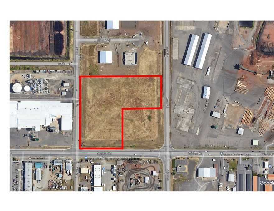 Self-storage opportunity! High exposure, level industrial land in the heart of White City. The property has complete plans in place for a mini storage development, which are to be included in the sale. Conveniently located at the intersection of Antelope and Agate Road. Property is zoned General Industrial and is well suited for a wide range of alternate industrial uses.