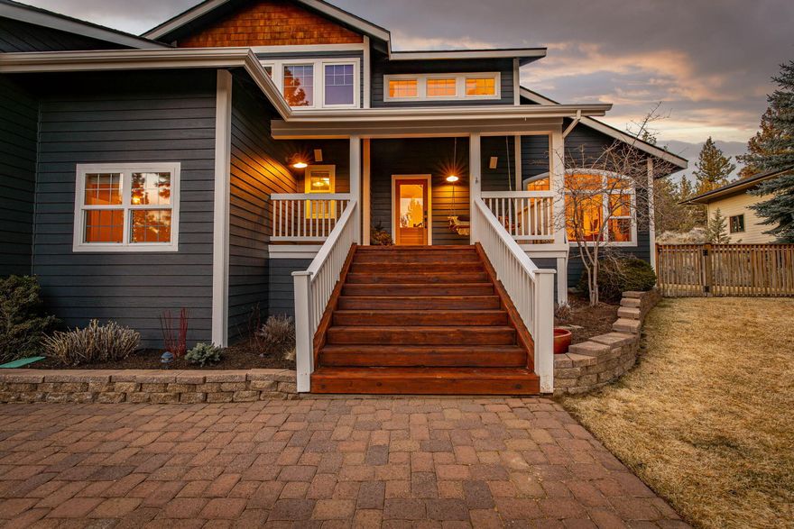 Welcome to the City View House, where style + comfort come together seamlessly. This beautifully remodeled home on Awbrey Butte offers an inviting sanctuary with breathtaking views and a design that feels both timeless + modern. When you step inside, you're greeted by the tall ceilings and warm natural light that instantly make you feel at home. Designed for gathering, the thoughtfully updated kitchen showcases a stunning European Organic Modern flare—perfect for making memories with the ones you love. This ideal floor plan offers the primary on the main and 3 additional rooms upstairs, PLUS a secret room tucked behind a closet—ideal for a yoga studio, a kid's dream hideout, or extra storage for all your Central Oregon gear. You'll love the unbeatable location, just minutes from Hillside Park, Newport Market, and some of the Westside of Bend's best restaurants. And when the sun starts to set, there's no better way to end the day than taking in the view from that front porch!