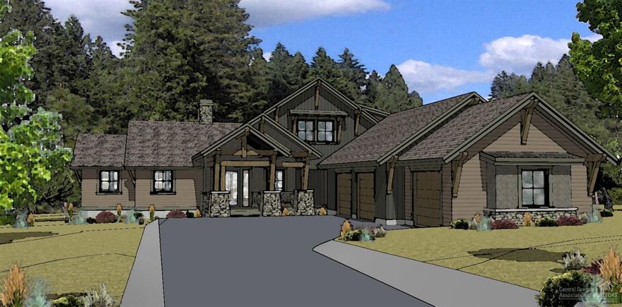 Great Room with Lodge Style Timber trusses. Master bedroom and kitchen with Authentic Reclaimed Barn-Wood Beams, Real Stone Fireplace and exterior Columns, Granite Countertops, Tiled Bathroom and Showers, Two Junior Suites, Wood Floors throughout Main Living Area, Quad Sliding Door to Stamped Concrete Patio with Custom Stone Fire Pit, all this with Amazing Cascade Mountain Views. Enjoy all the amenities of Brasada Ranch, Golfing, Fishing, Hiking, Biking, Horse Back Riding and Much Much More!