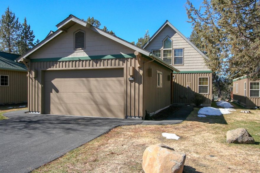 Hard to find 3 bedroom, 2 bath Chalet at the Running Y with a 2 car garage right on the creek. Beautiful wood ceilings in the main part of the home with a stunning river rock fireplace. Large pantry in the kitchen and additional storage throughout the home. This home comes furnished. The Running Y has miles of biking/hiking trails, an Arnold Palmer designed golf course (fee required) and natural beauty at every turn. Chalet living is a turn-key lifestyle - the HOA maintains the exterior painting, snow removal on the street, landscaping, replacement of the roof, and your membership to the fitness center and pool.