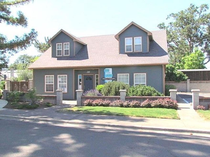 2-Level walk-up located on the NE Corner of W Eleventh Street and S Grape Street in an area with C-S/P Zoning. The lower level has 3 private offices , Reception area at the entry, common meeting/conference room, kitchenette, restroom, print room and an equipment room. The large open upstairs office area has a 3/4 bath, laundry and storage areas. Outdoor features a gated/paved 6-space parking lot, RV parking with power hook-ups. Private fenced courtyard is accessed from a back office area or the custom gated entrance on the 11th Street side of property. This could be a good multi-tenant space with the reception area in common. Automatic sprinkler/drip system for landscaping. Building is in excellent condition.