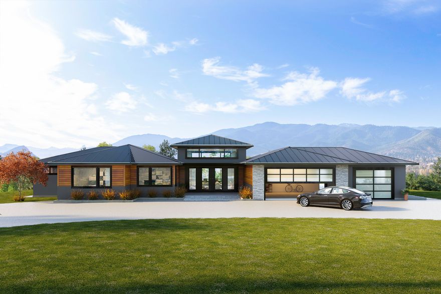 Meet with the designer and builder on the property design a uniquely beautiful plan to incorporate all the amazing features and amenities you desire! Parcel Five is situated on a knoll with gently-sloping land and 360 views that overlook the whole town of Ashland, including Mt. Ashland and Pilot Rock. The land is zoned EFU, keeping the taxes quite low, and it's also irrigated, possibly making it suitable for grapes as well as other uses. The road is in and all services are connected to connected the parcel. All of the surrounding properties have long since been divided and developed.Pompadour Estates stands alone as a 440 acre undeveloped property, and just ten parcels are allowed on it under current zoning laws. Pompadour Estates is a once-in-a-lifetime opportunity to create a uniquely beautiful community for ten fortunate homeowners to enjoy and thrive and continue this amazing legacy. (Home for illustration purposes only.)