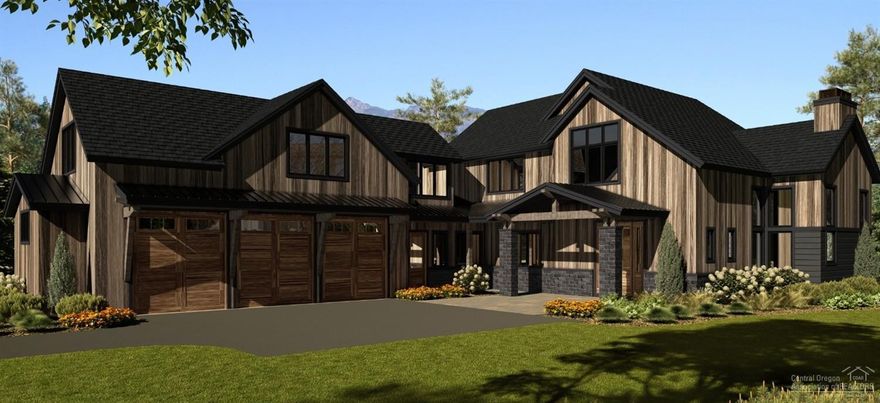 High desert landscape, Cascade Mountain views and the big Bend sky are just a few natural elements to be enjoyed from back of this new NW Contemporary home in Tartan Druim. Situated on close to a half acre, this 4,293 sf home features 3-ensuites with the master on the main, study, upstairs loft and large bonus + bath over the 3 car garage. Features include exposed beams, custom cabinetry, rich woods, solid surfaces, designer tile, high end appliances, built in fridge and A/C. Set in Tetherow & bordering the Deschutes National Forest, Tartan Druim offers direct access to Phil's Trail & is conveniently located on Bend's West side. The neighborhood park, Tartan Place, features 3 acres of grass, bocce ball courts, firepit, and more.