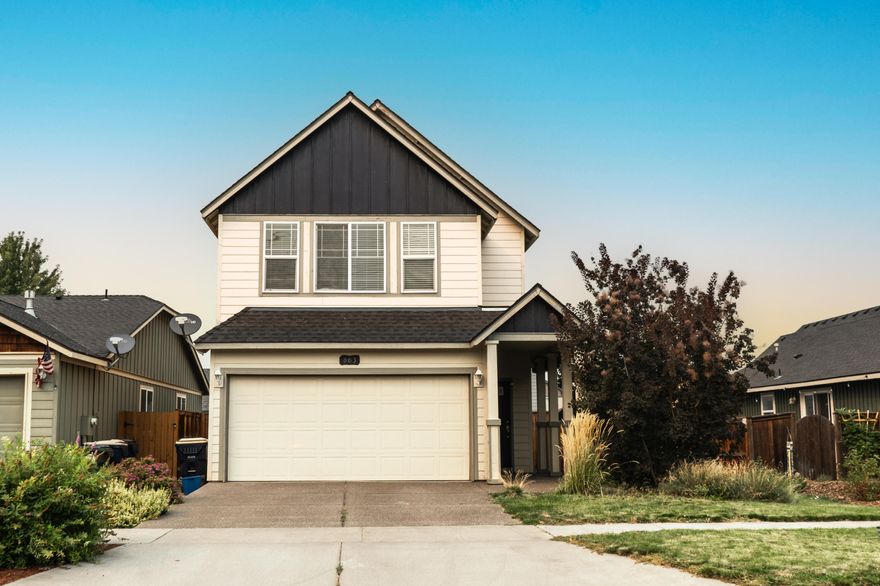 When you come home to this spacious traditional-style, two-story home, you'll love the open concept layout on the main floor, easily connecting you from the heart of the home to the oversized living & dining area, flooded with natural light year round and kept warm in the winter by a designer tile gas fireplace nearby. Entertaining friends and family inside or out is effortless with a large grassy backyard just steps away, ready to accommodate an outdoor fire area, raised beds, barrel sauna, hot tub, or better yet...all of the above? This home truly is ready for it's next adventure, just like its new owners. Speaking of adventure, a two-car garage easily accommodates all of your gear, and a walk-in under stair storage area is ready to be stocked with Costco essentials. Upstairs you'll find a massive primary suite, oversized secondary bedrooms, laundry, and an open loft area made to suit.