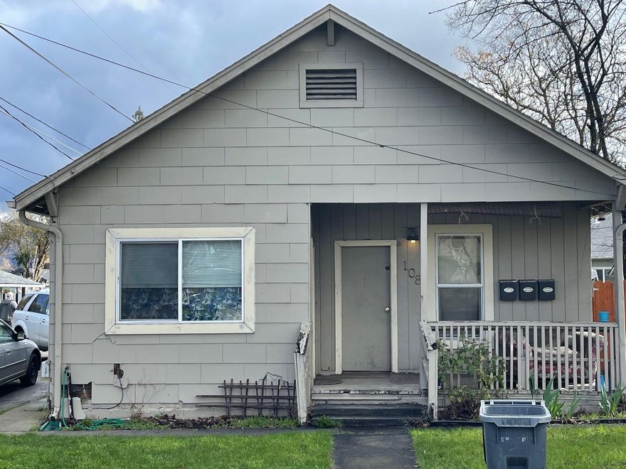 Great investment opportunity!  This property has one duplex, 1112 sq ft, with two 1 bedroom and 1 bathroom units.  The detached single unit is 600 sq ft and is a 2 bedroom and 1 bath unit.  Current rents total $2400 per month.  Unit #1 and Unit #3 have small fenced yards.  Property sold as is.